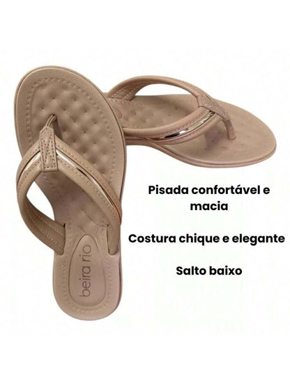 Chinelo Anti Derrapante Leandra - Rasteirinha Chic