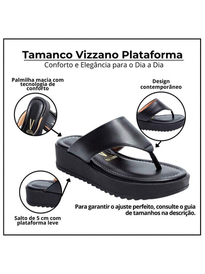 Chinelo Vizzion FemininoFlat Acolchoado - Rasteirinha Chic