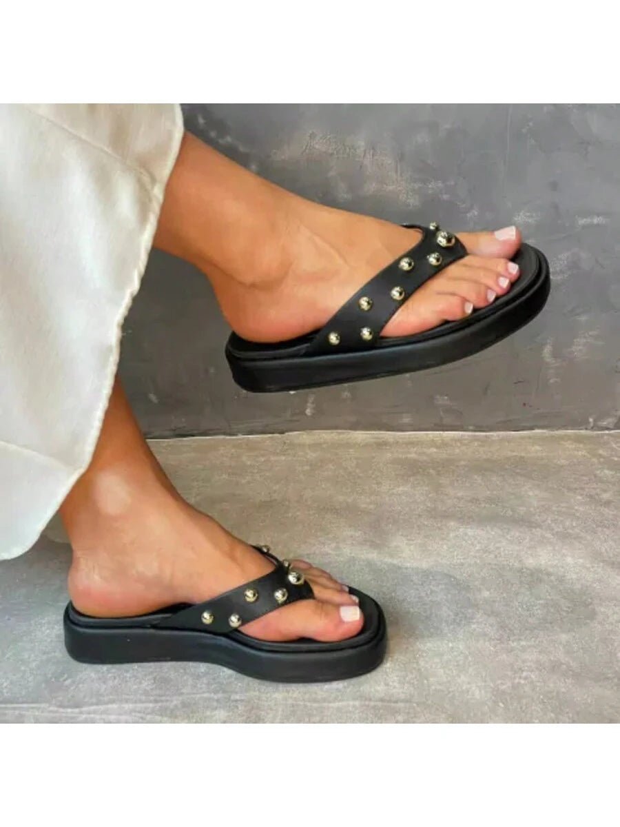 Chinelo Vizzion Flatform De Dedo - Rasteirinha Chic