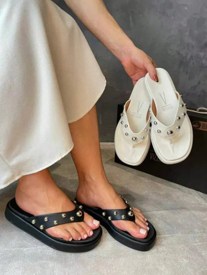 Chinelo Vizzion Flatform De Dedo - Rasteirinha Chic