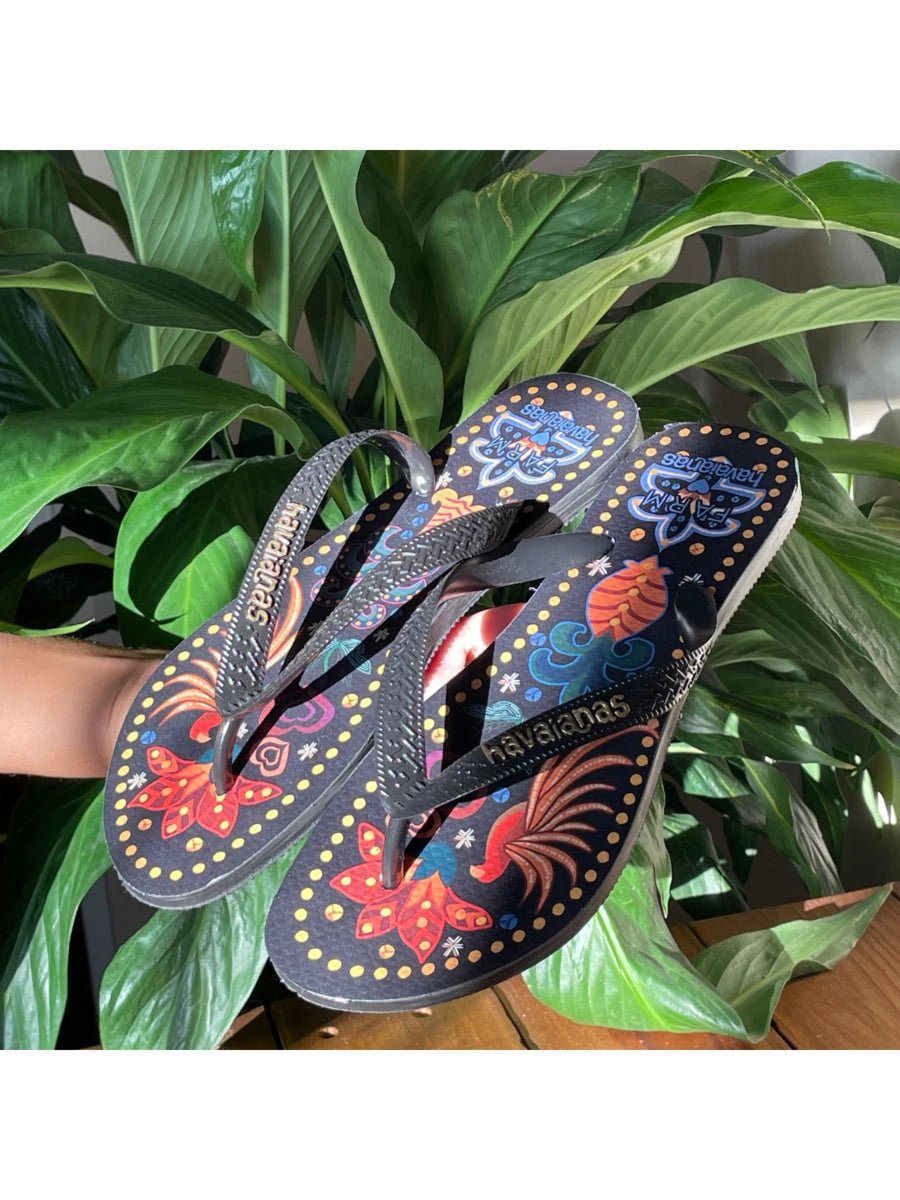 Kit 2 Pares Chinelo Tropical - Rasteirinha Chic
