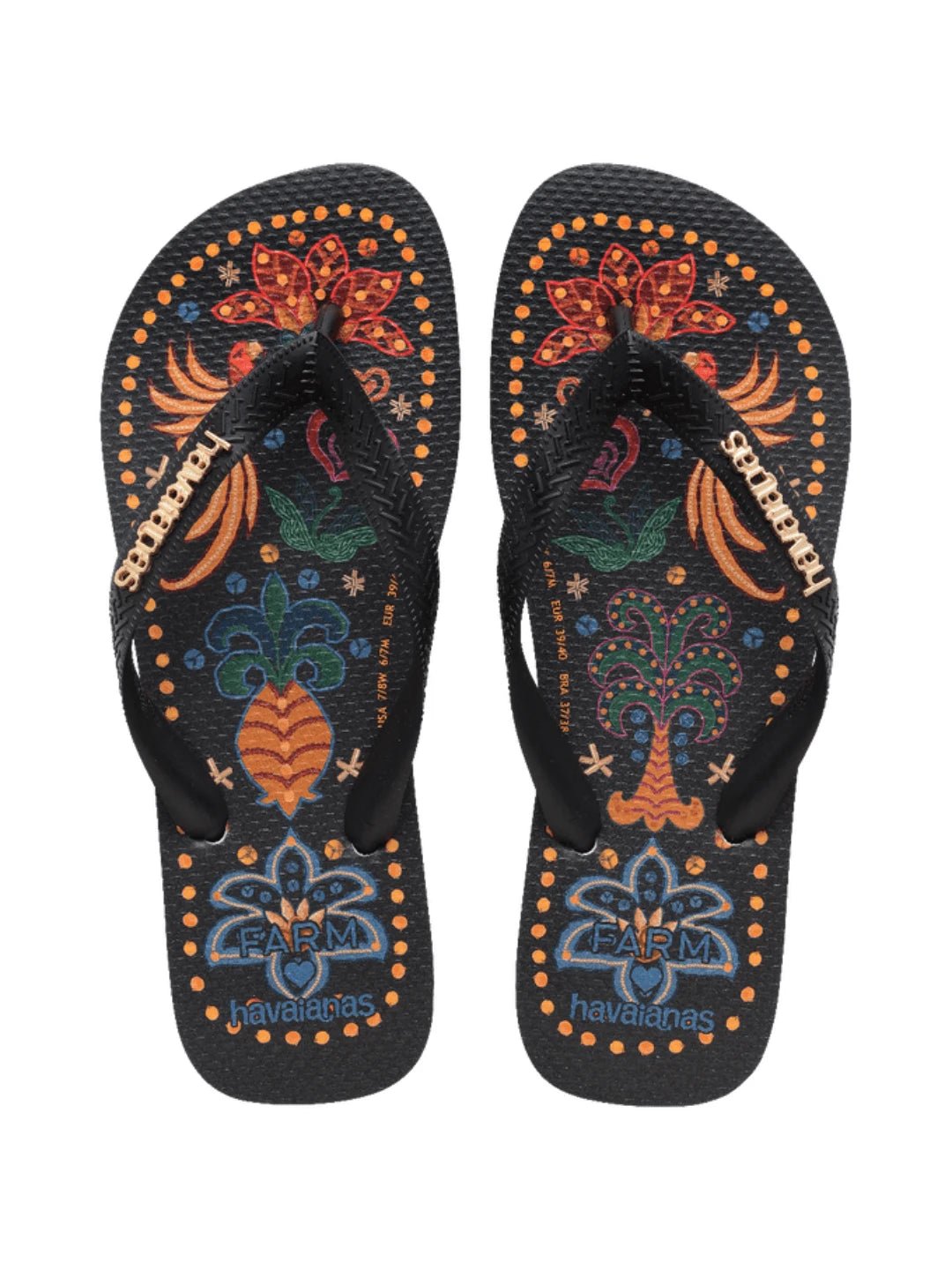 Kit 2 Pares Chinelo Tropical - Rasteirinha Chic