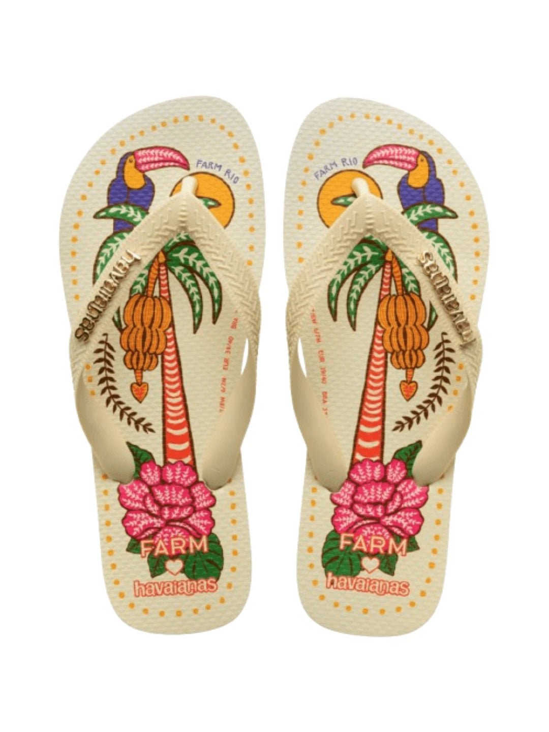 Kit 2 Pares Chinelo Tropical - Rasteirinha Chic