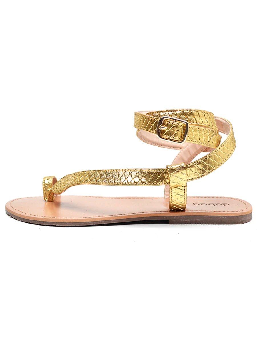 Rasteirinha Feminina 2033FG Metalizado - Rasteirinha Chic