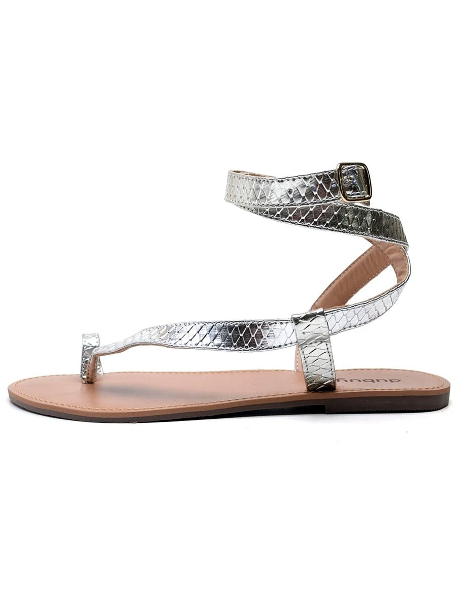 Rasteirinha Feminina 2033FG Metalizado - Rasteirinha Chic