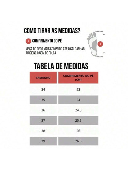 Rasteirinha Feminina Famme RC98345 - Rasteirinha Chic