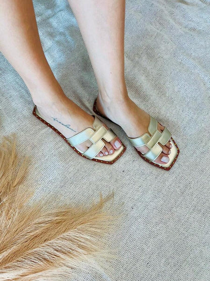 Rasteirinha Feminina Leandra - Rasteirinha Chic