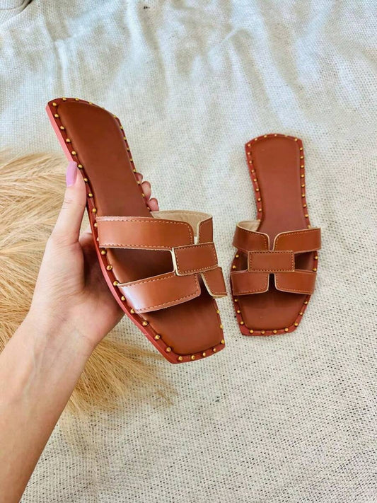 Rasteirinha Feminina Leandra - Rasteirinha Chic