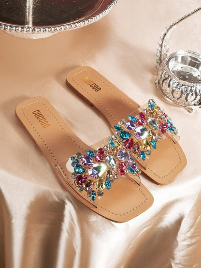 Rasteirinha Planas com Pérolas - Rasteirinha Chic