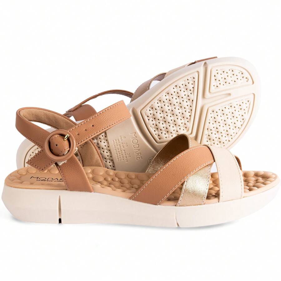 Sandália Esporão Confortável 7142 Thâmara - Rasteirinha Chic