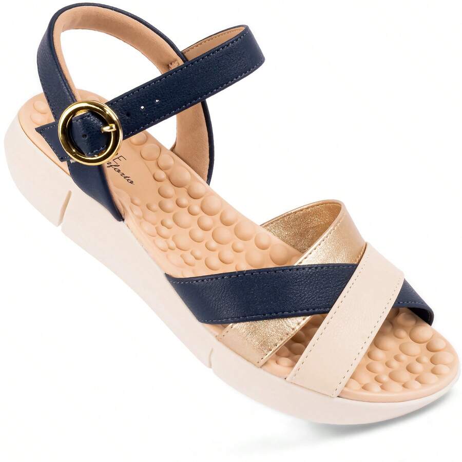 Sandália Esporão Confortável 7142 Thâmara - Rasteirinha Chic