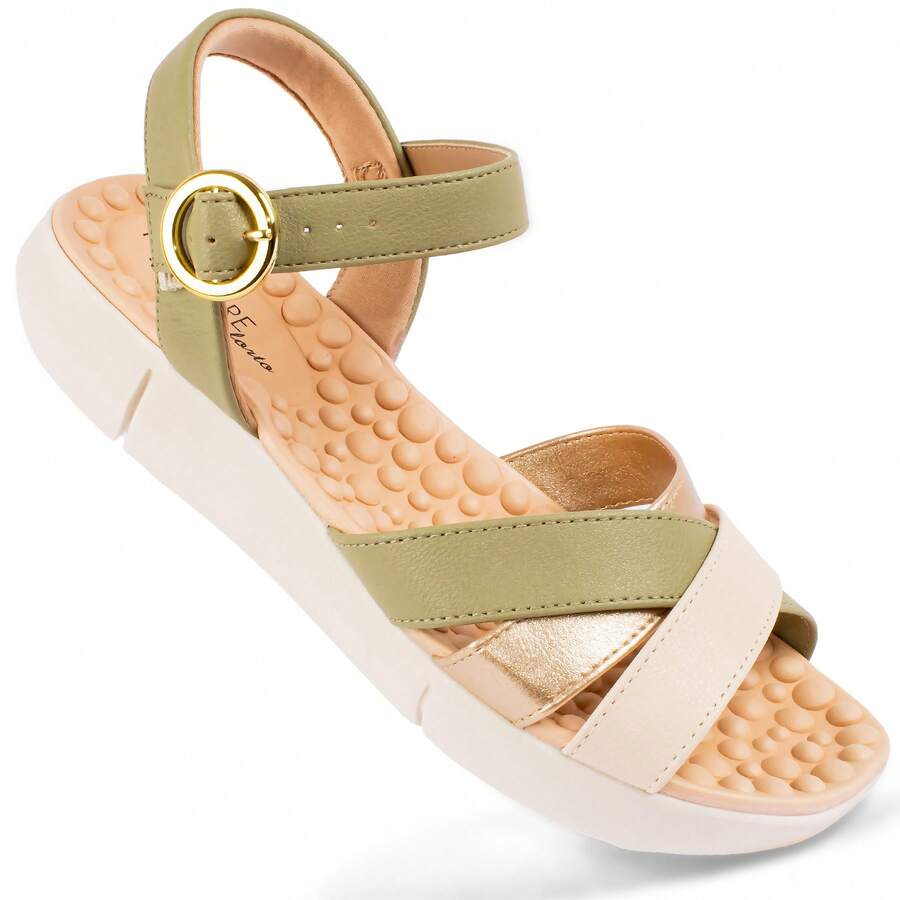 Sandália Esporão Confortável 7142 Thâmara - Rasteirinha Chic