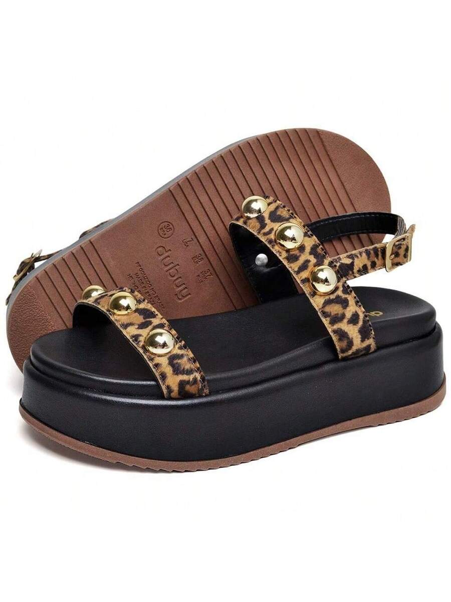 Sandália Flatform Feminina 2074FG - Rasteirinha Chic