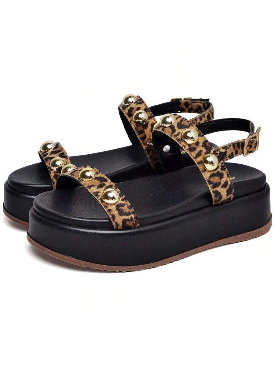 Sandália Flatform Feminina 2074FG - Rasteirinha Chic