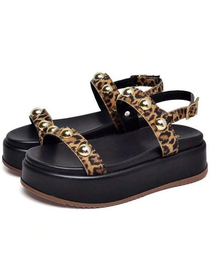 Sandália Flatform Feminina 2074FG - Rasteirinha Chic