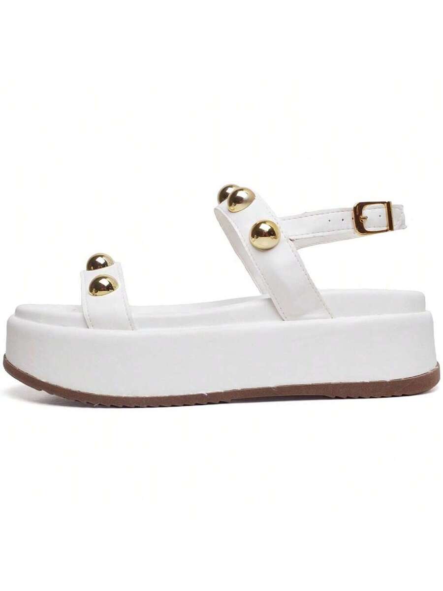 Sandália Flatform Feminina 2074FG - Rasteirinha Chic