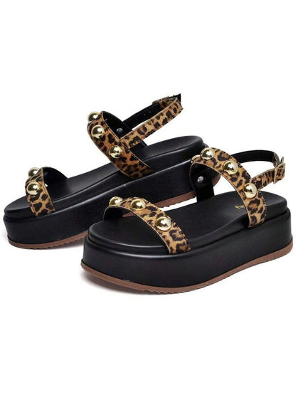 Sandália Flatform Feminina 2074FG - Rasteirinha Chic