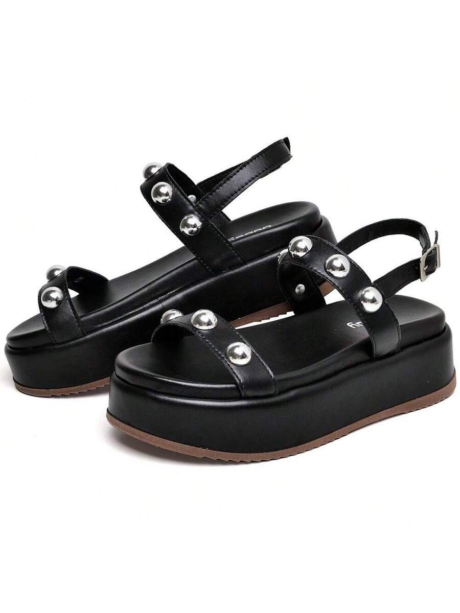 Sandália Flatform Feminina 2074FG - Rasteirinha Chic